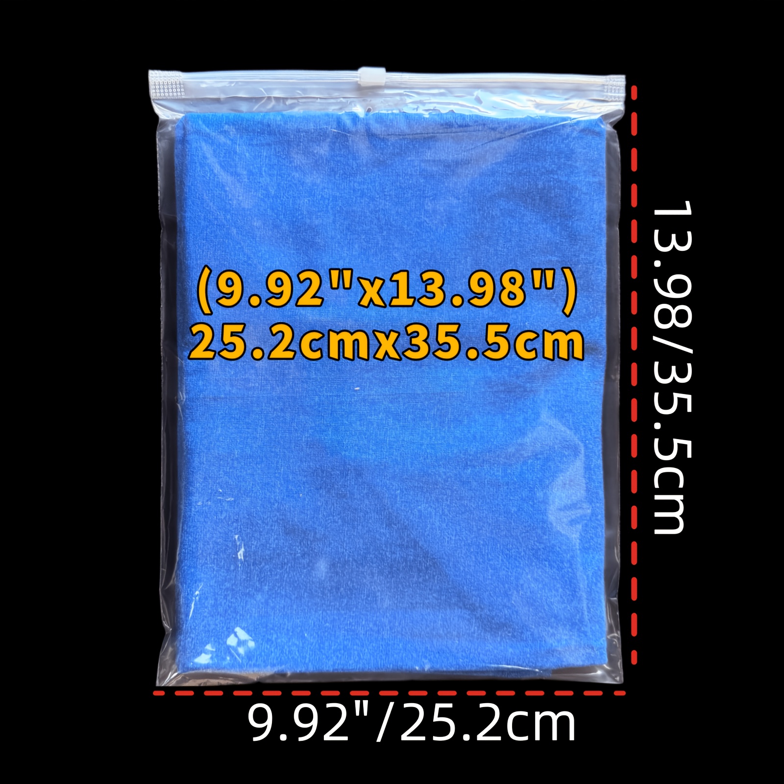 TEMU 60pcs Thick Transparent Zipper Clothing Bags, Travel Storage Bags, Underwear Ziplink Bags, Suitable For Family Travel, Business Trips, Storage