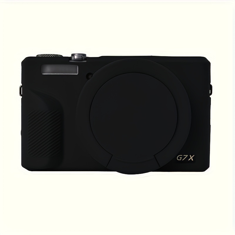 Θήκη φωτογραφικής μηχανής για Canon Powershot G7 X Mark III Μαλακή προστατευτική κάλυψη ψηφιακής φωτογραφικής μηχανής με αφαιρούμενη κάλυψη φακού για φωτογραφική μηχανή DSLR G7X3 (Χωρίς φωτογραφική μηχανή)