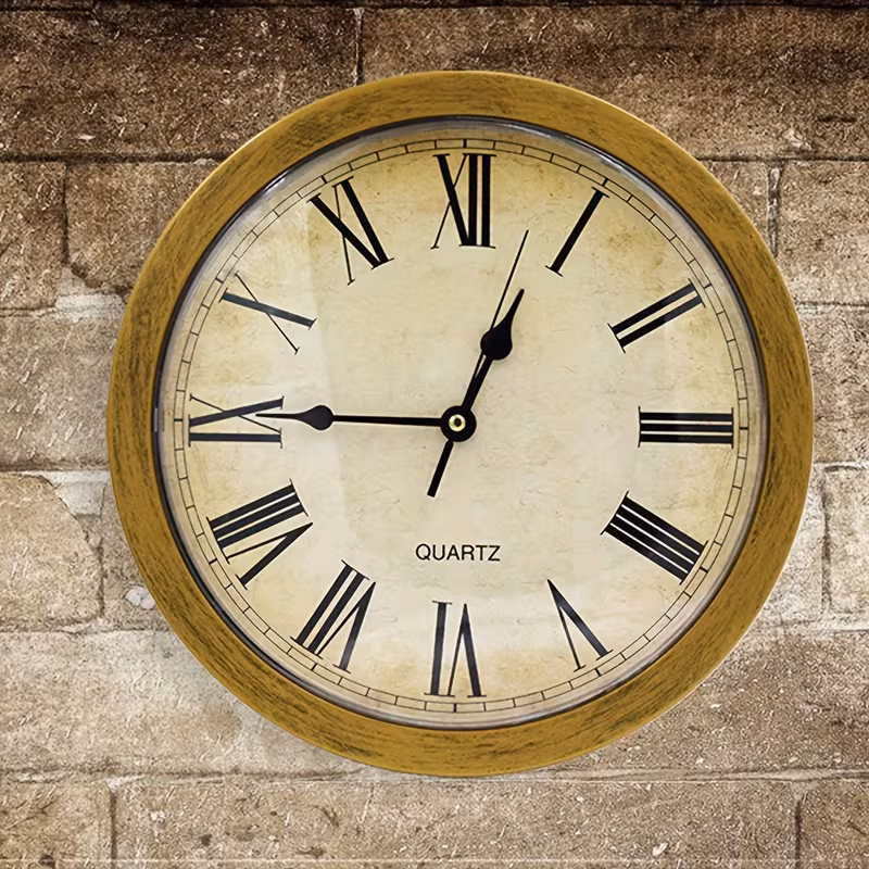 fun insurance wall clock golden storage insurance clock creative clock mechanism living room clocks wall home decor wandklok gift Product details 0