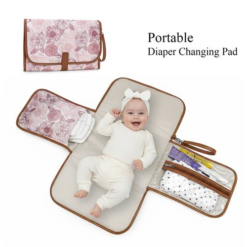 1pc baby changing pad portable changing pad suitable for baby diaper bag or changing table pad multifunctional wet wipes bag parent bag accessories newborn