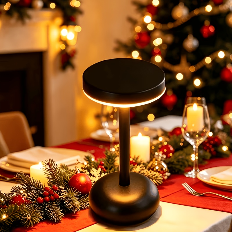 LED Desk Lamp with Three-Color Dimmable Touch Control