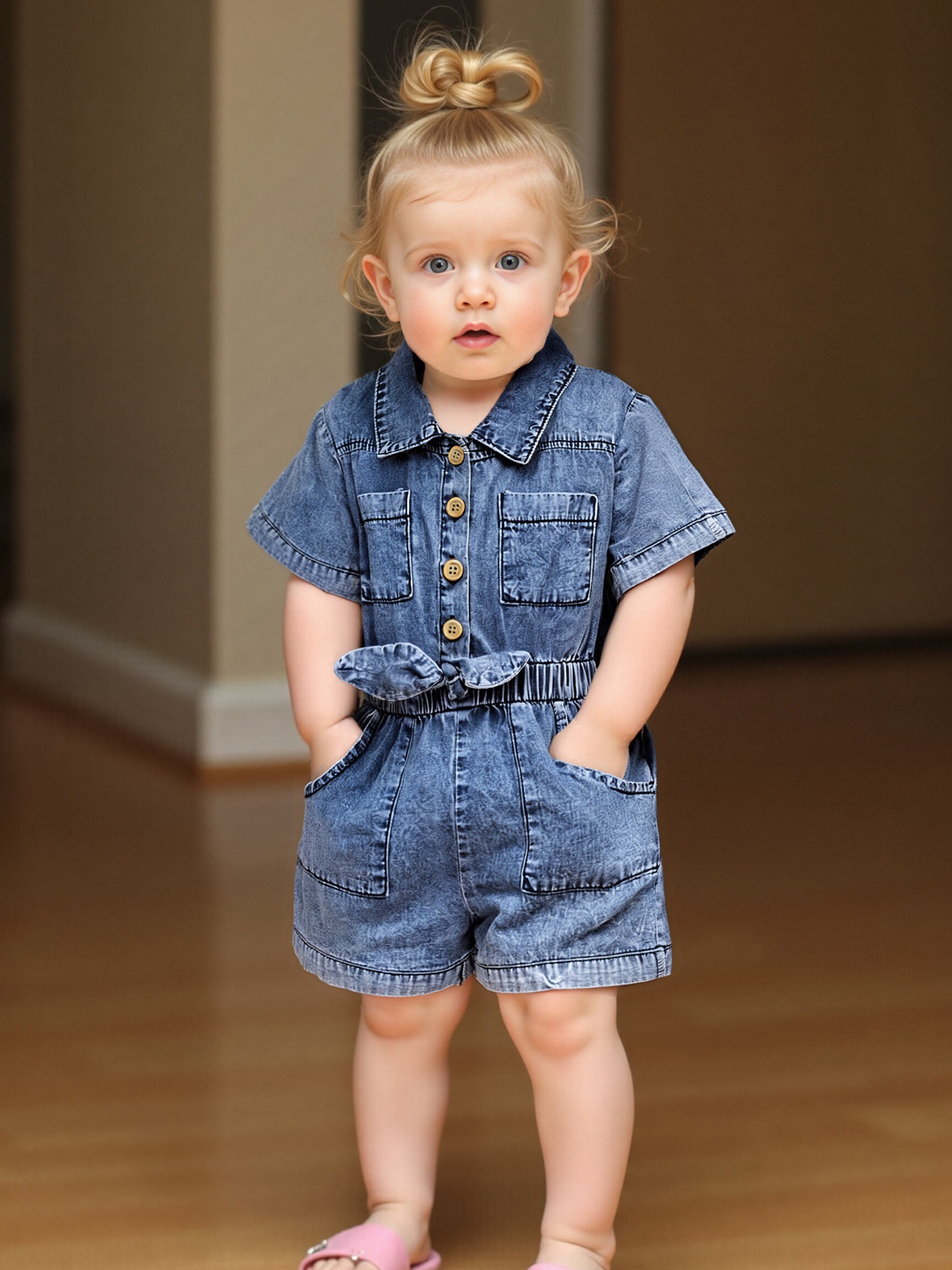 Clothes Baby Girl Overall Shorts Years Girls Denim Overalls