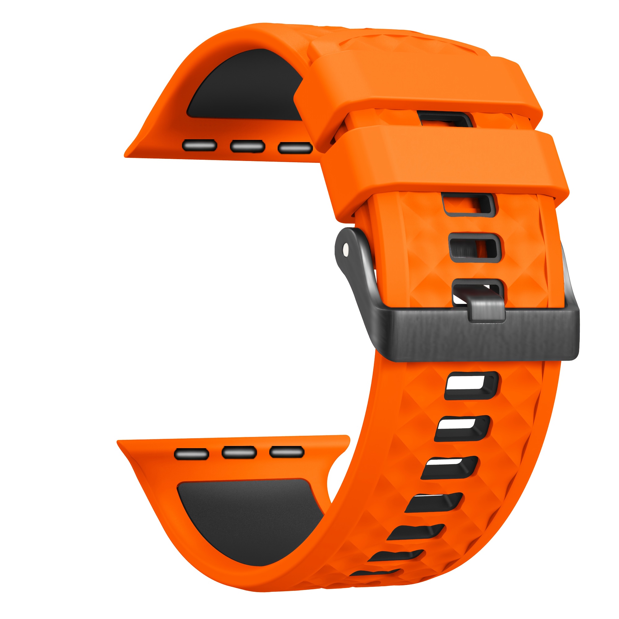 TEMU Nueva correa de silicona para Apple Watch Ultra de 49 mm, compatible con iWatch Series 11, 10, 9, 8, 7, SE, 6, 5, 4, 3, y disponible en tamaños