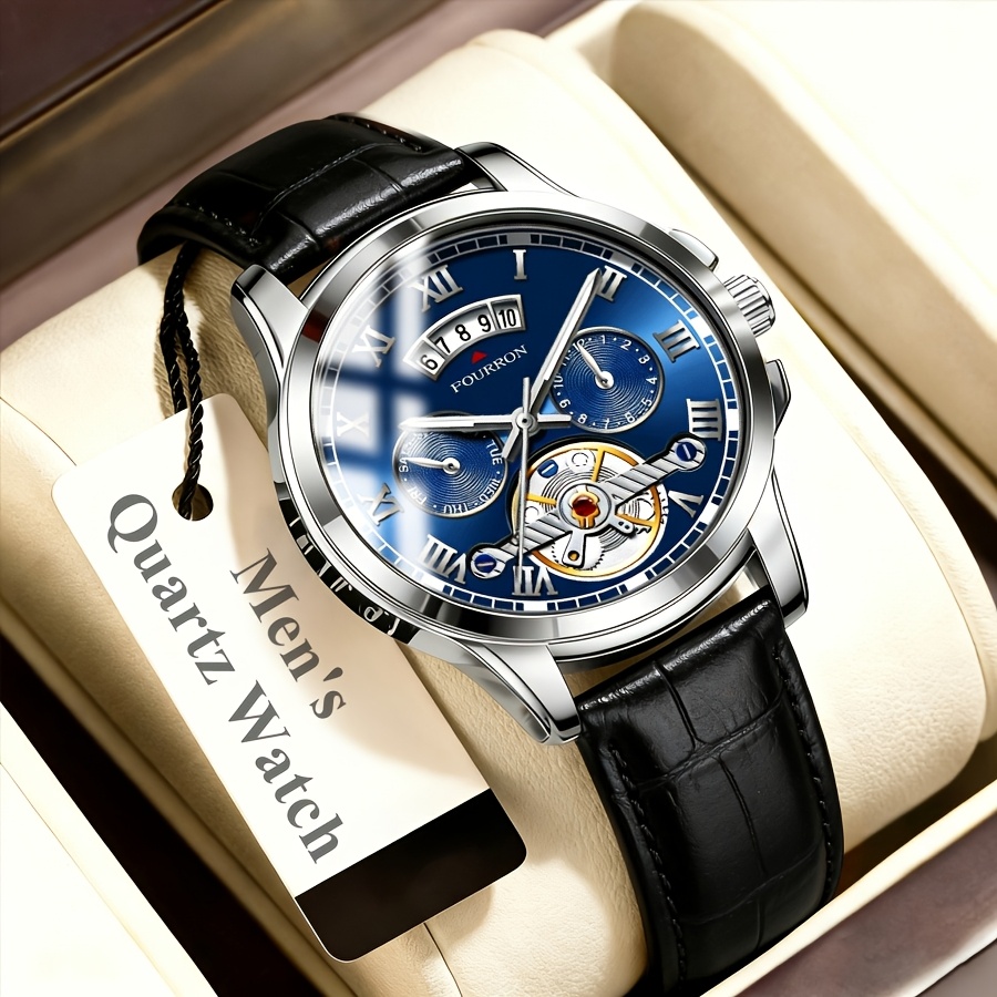 Fully Automatic Quartz Watch with Minimalist Design