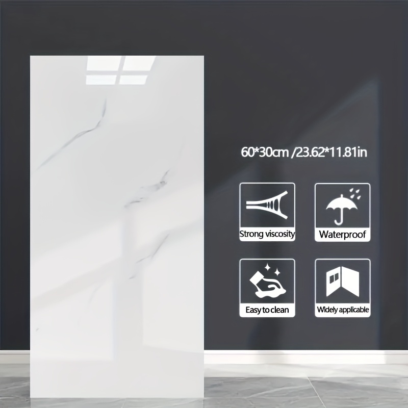 TEMU 10/12/20/24/30/40/50pcs Thick 3.5mm Waterproof Self-adhesive Wall Stickers, Home Decoration Wall Panels, Peel And Stick, Easy To Clean And Cut,