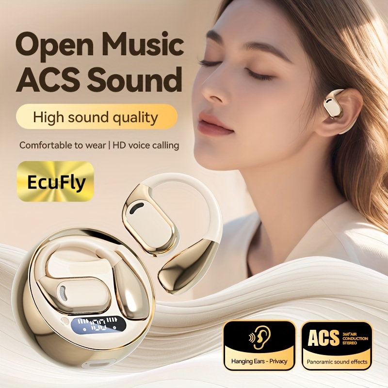 

Hanging Ear Wireless Earphones, Touch Volume , -in , 50 Time, Led Display Charging , Running And ,