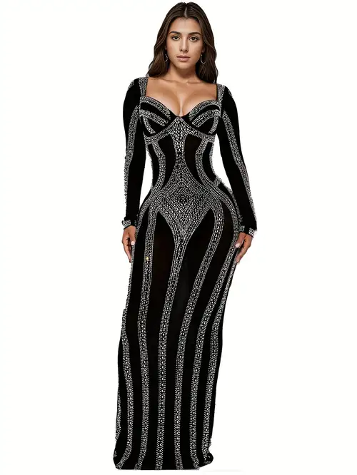 women's sequins deep v neck birthday dresses sparkly night outfits - women's clothing - Temu women's sequins deep v neck birthday dresses sparkly night outfits - women's clothing - Temu