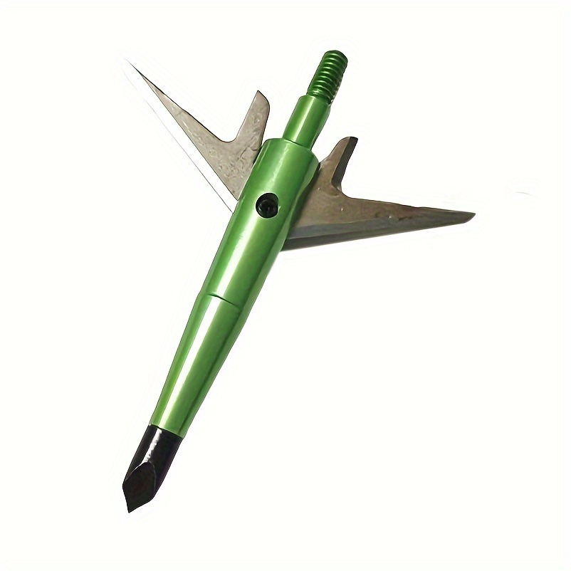 

Hunting Broadheads 2-blade Grain, 2 Inch Cut Green