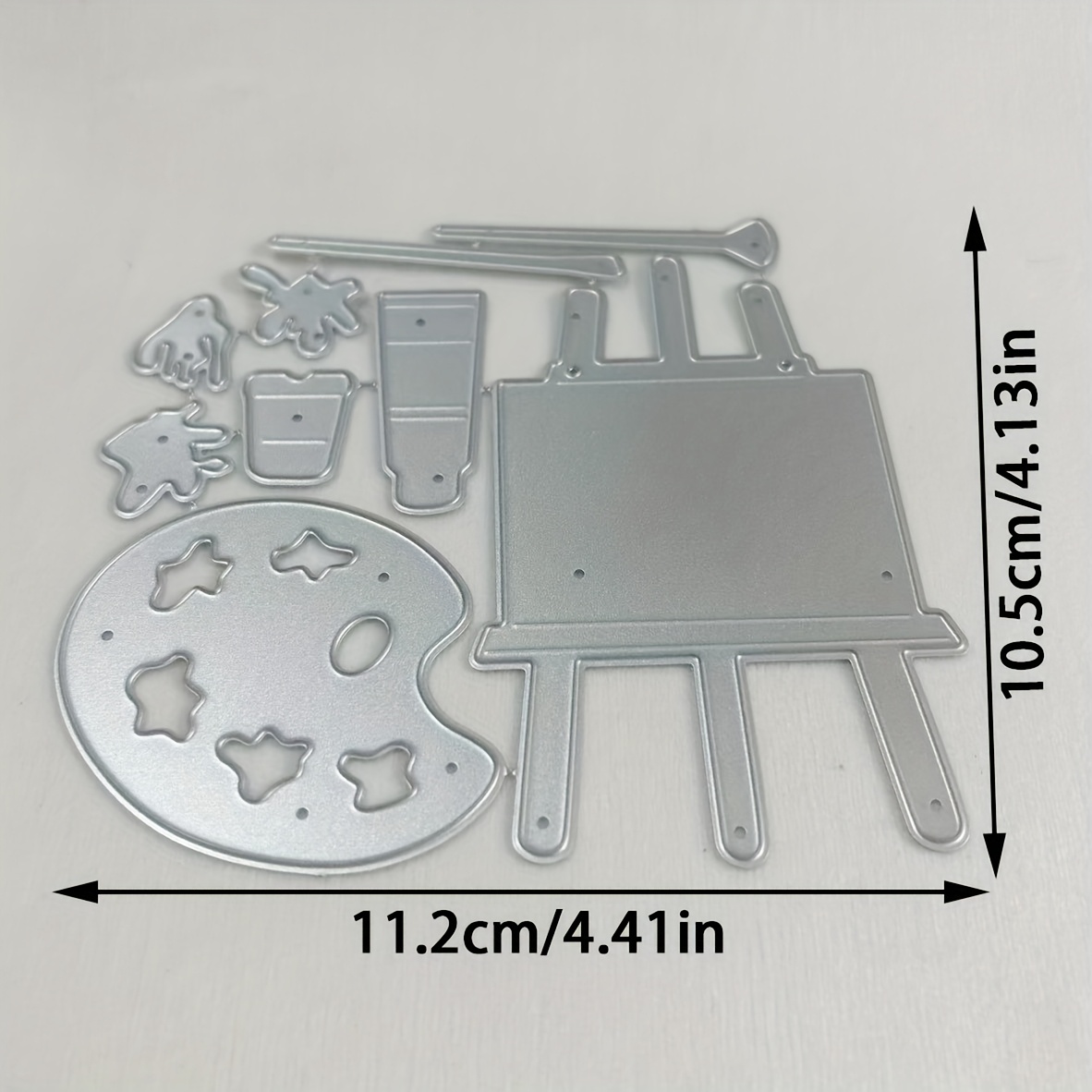 Temu – TEMU 1pc Painting Tools Metal Stencil, Diy Scrapbooking Embossing Die Cut, Handmade Greeting Card Making Metal Cutting Dies, Gift Card Making Tools