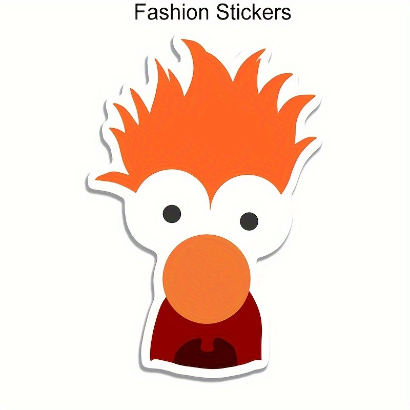 

Beaker-themed Waterproof Pvc Decal - Cars, Laptops, Phones, Motorcycles & More