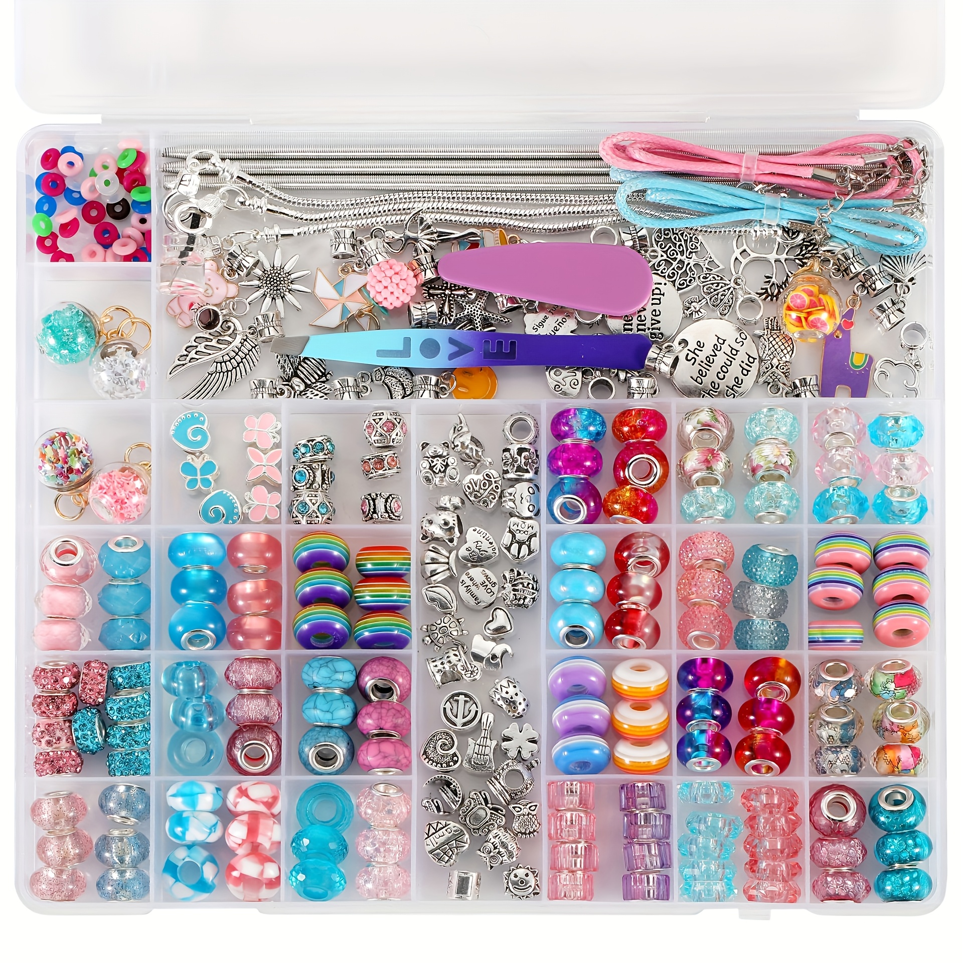 Image of 230pcs Storage Box Handmade Beaded Jewelry Set
