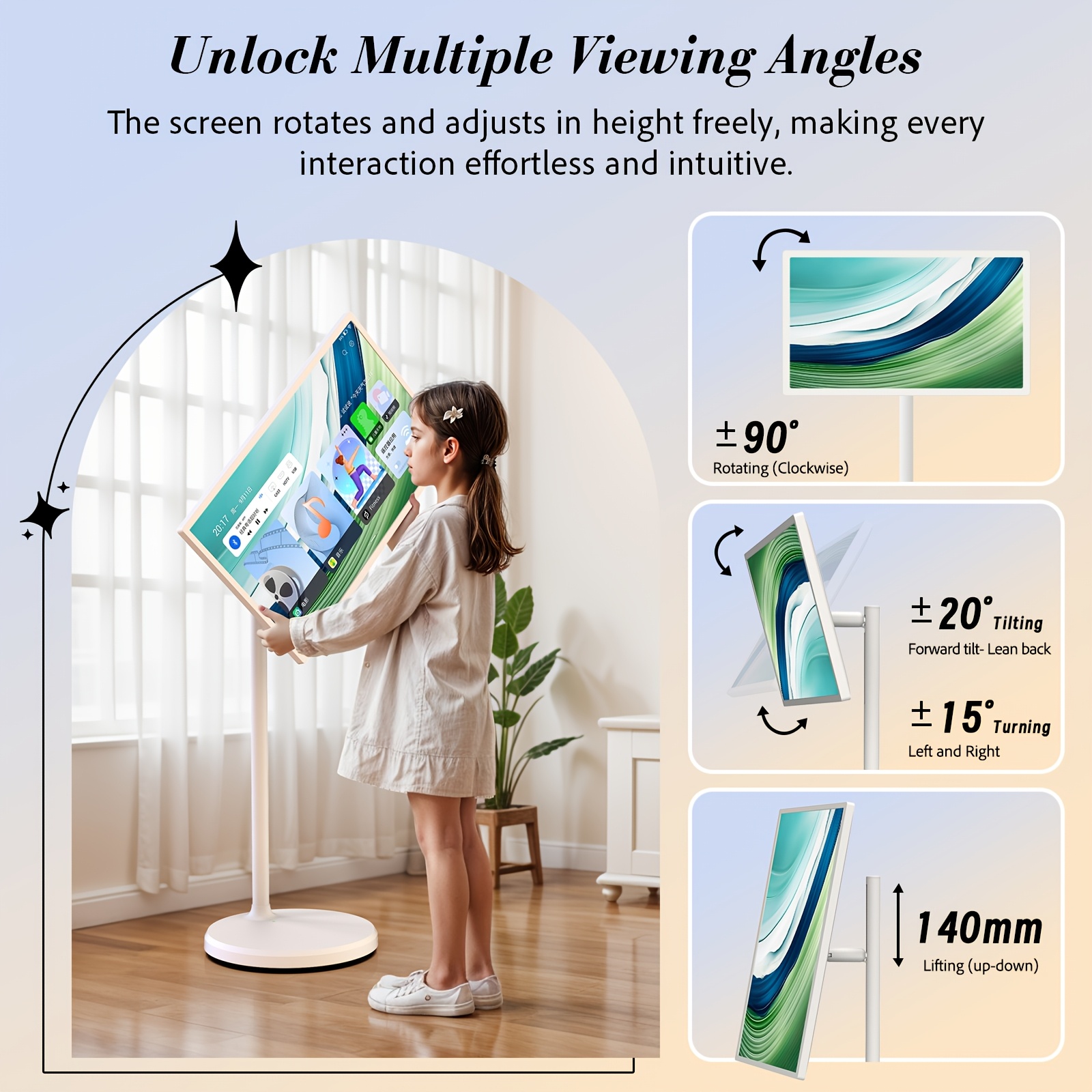 black friday christmas upgrade   32   touchscreen portable tv 16gb 128gb   14 9300mah   gift Product details 3
