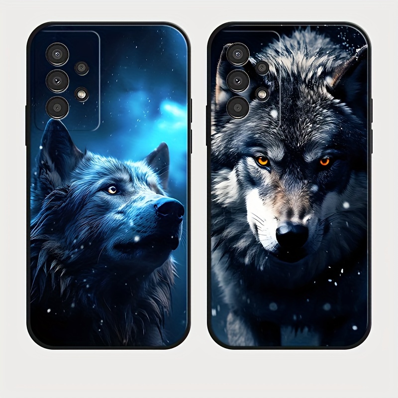 

Wolf Design Tpu Phone Case For Samsung Galaxy A Series, Shockproof Soft Cover For Boys And Girls - Compatible With A04 To A55 5g Models