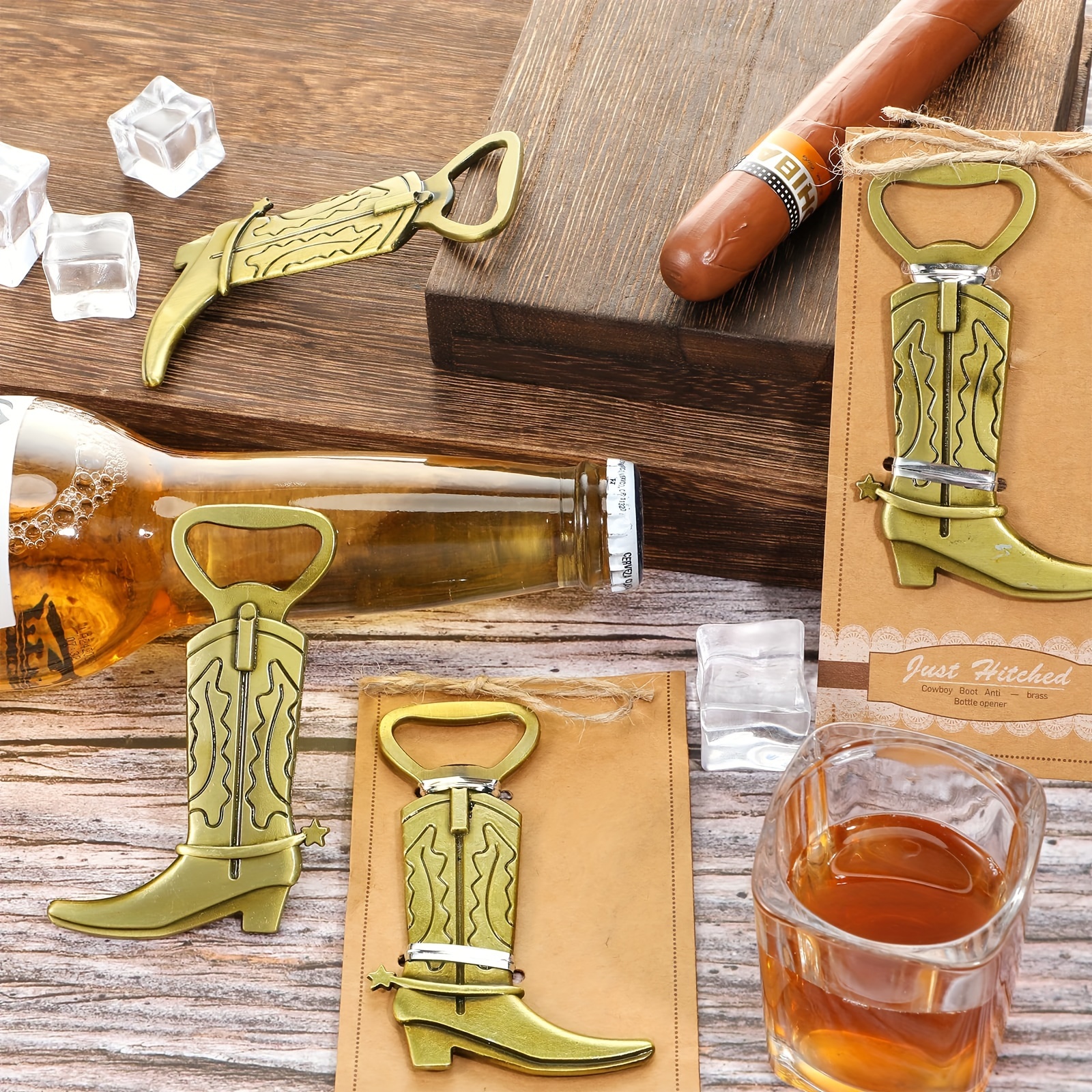 9 Cowboy Boot Party Baby Shower Wedding Party Favors Bottle Opener 