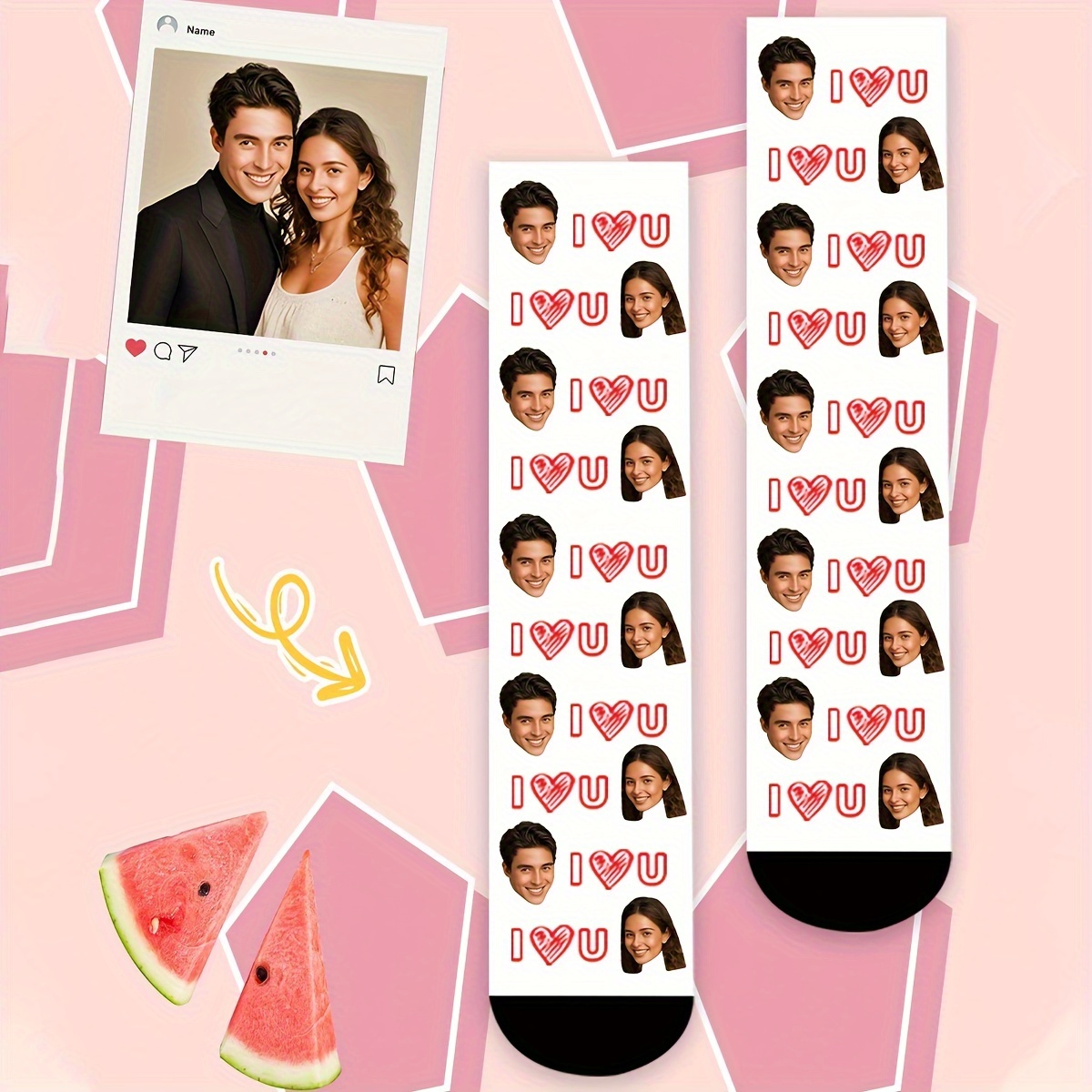 

Personalized : Couple Customization Photos - For 's Day, Easter, Day, Day, And - Mid-