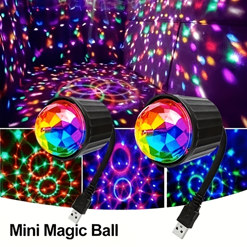 Disco Partylicht Für Halloween, Weihnachten, Geburtstag – Mit Soundaktivierung, Für Stimmung Und Atmosphäre – 1er Pack