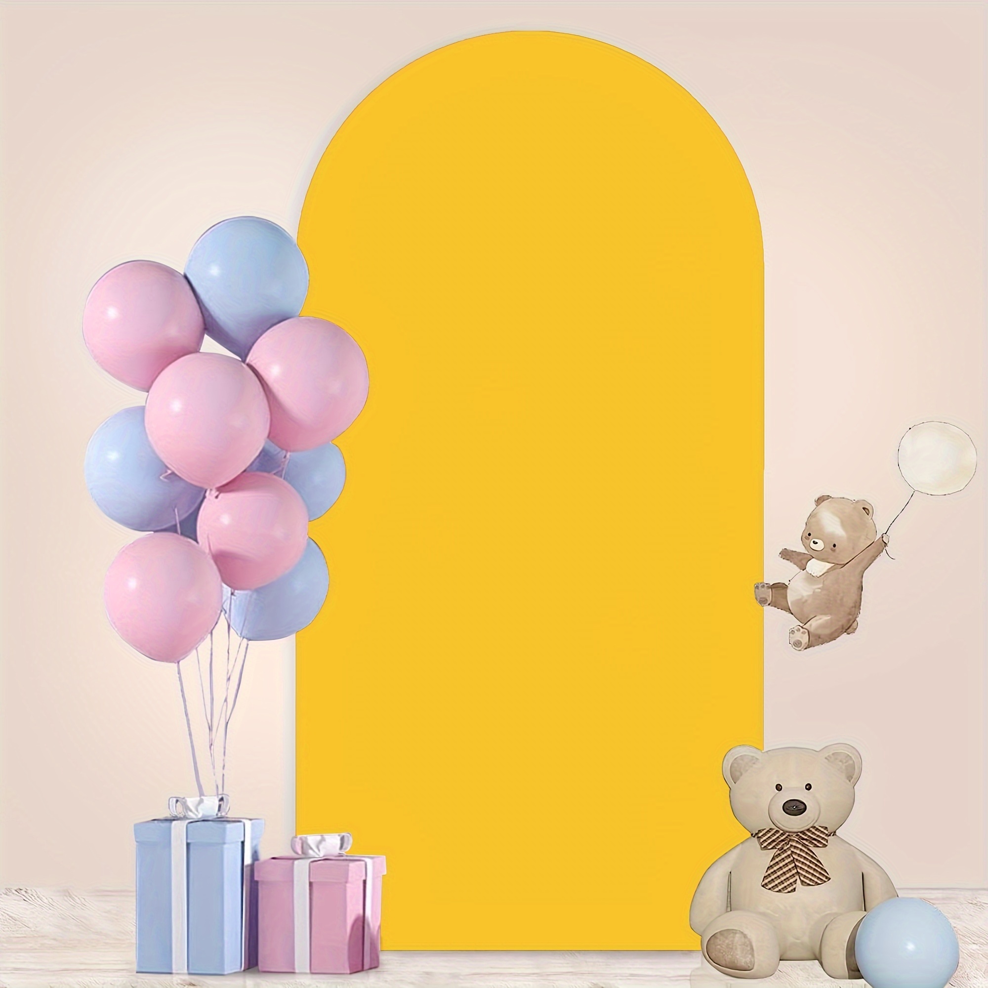 

Arch Backdrop Set For All - Stretch Polyester, Birthdays, Weddings & More - Ideal For Halloween, Christmas, Valentine's & Thanksgiving Decorations