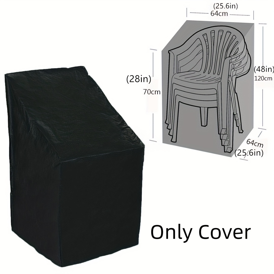 1pc outdoor furniture chair cover garden stacking chair   of durable oxford fabric 210d