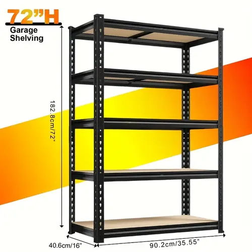 500 lbs 2000 lbs garage shelving utility storage rack heavy duty 3 5 tier metal shelving units 29 5 h x 15 7 w x 15 7 d x 35 5 w x 15 8 d adjustable basement garage utility rack vertical shelving standing shelf