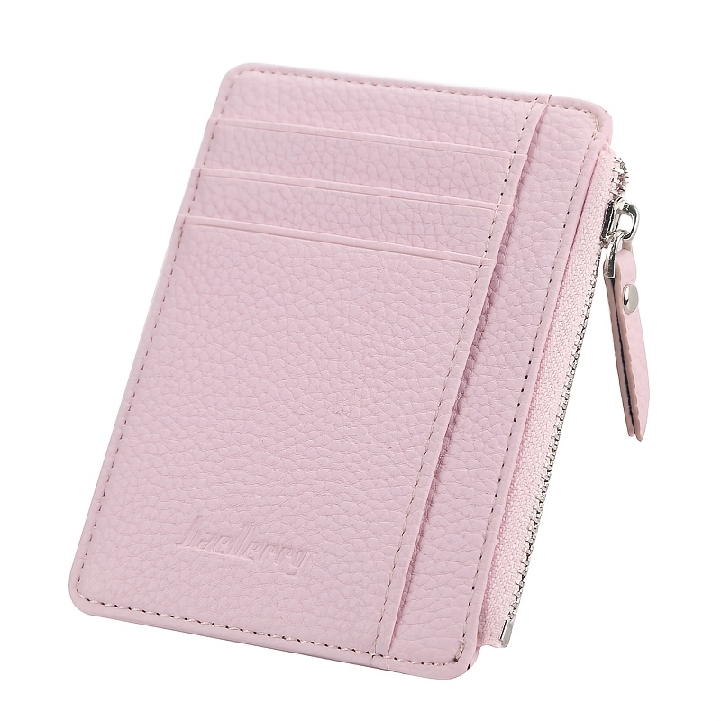 TEMU A Stylish, Slim Minimalist Wallet, Perfect For Pockets, Suitable For Men And Women, Ideal For Id Cards And Credit Cards As A Gift