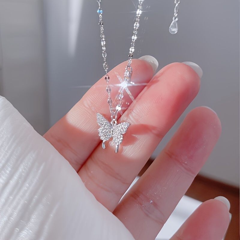 [sterling Silver Low Allergy Necklace] Pendant Necklace For Women, Made Of 925 Sterling Silver, Low Allergy, With A Weight Of 2.1g, Gifting.