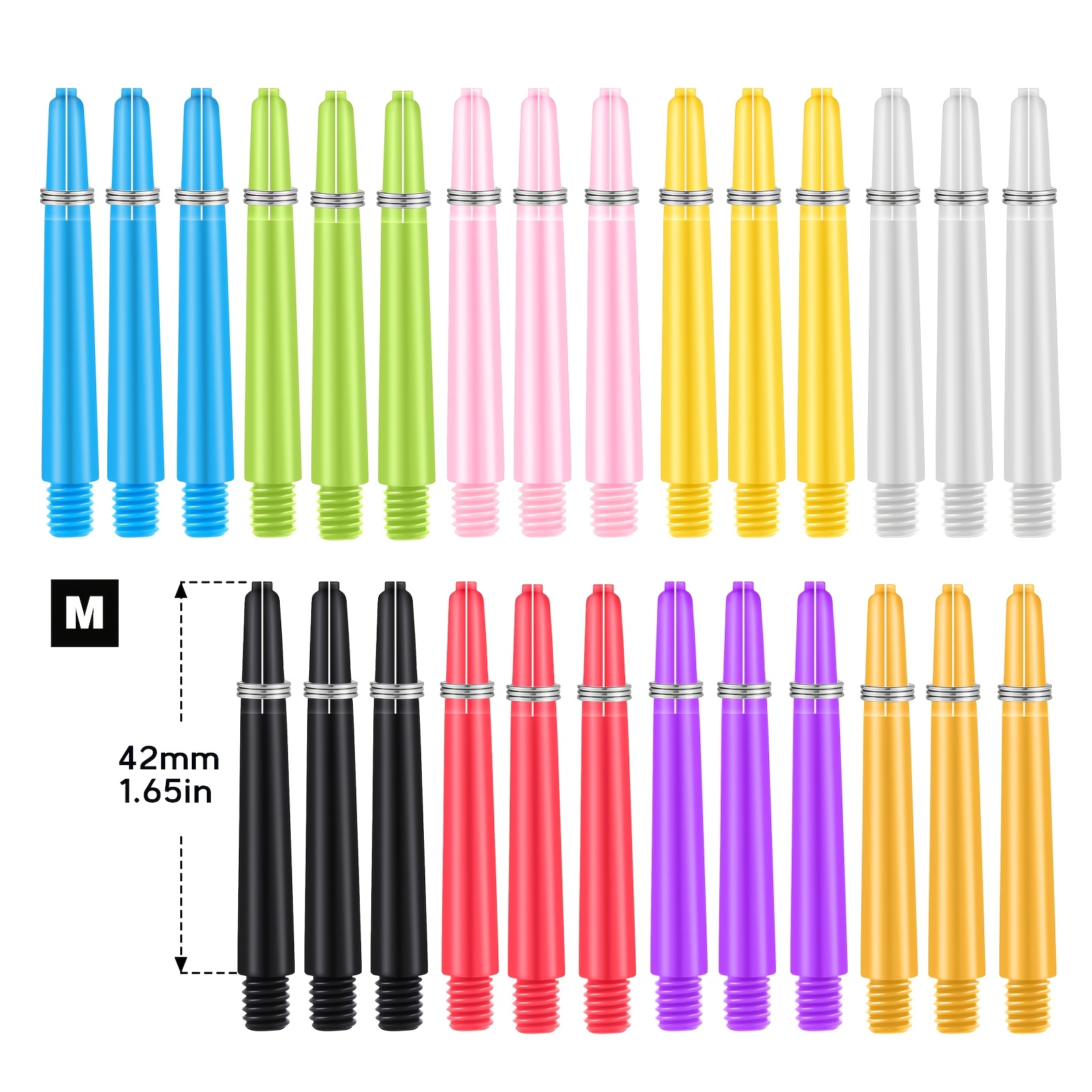 27pcs Darts Set with PC Shafts & 2BA Thread