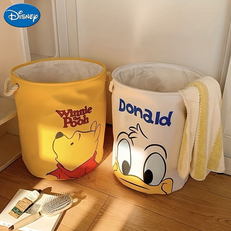 

Disney And Donald Duck Cartoon Laundry Basket, Foldable Clothes Hamper For Home Organization