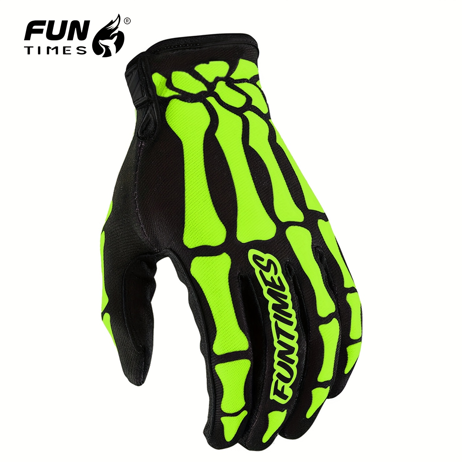 TEMU Funtimes New Riding Gloves Are Suitable For Motorcycles, Racing Bikes, Mountain Bikes, Electric Bikes, Balance Bikes, And More