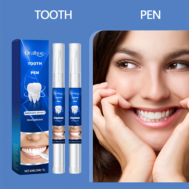 2 pack oralhoe teeth pen gentle deep cleaning formula travel friendly   breath gluten free gel   teeth     smile stylish pen design oral hygiene sleek packaging smooth application oral   oral care modern   gentle formula teeth gel daily hygiene routine Product details 6
