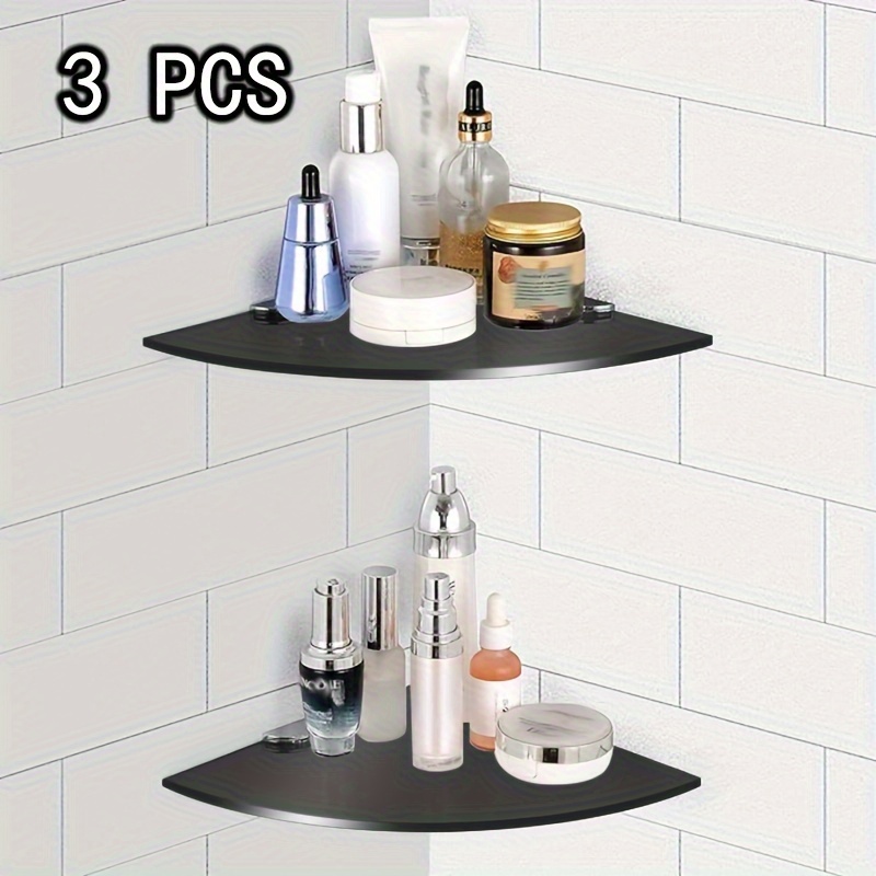 

Floating Shelves, 3- Set, Hanging For Bathroom, , , -