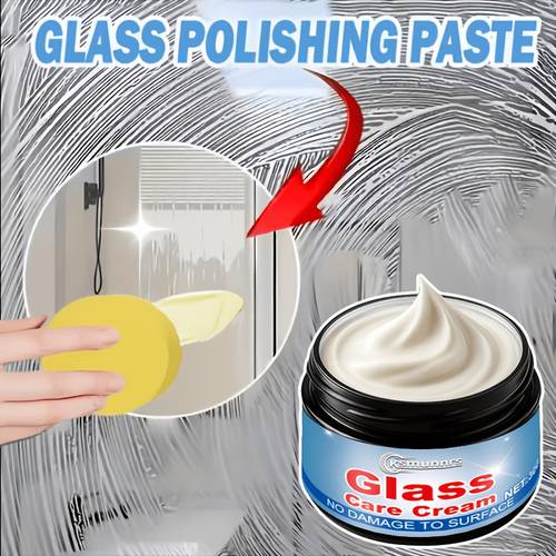 multifunctional polishing paste powerful glass scratch repair paste ideal for removing scratches and suitable for use in homes campers shower room doors and bathtubs