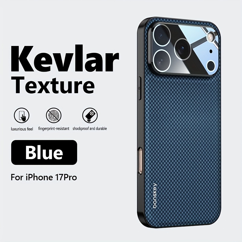 TEMU Phone Case - Suitable For 17 Pro Max Phone Case New Iphone 16 Feel 17 Air Faux Leather Phone Sleeve 14 Full Coverage Anti-drop 13 Built-in Lens
