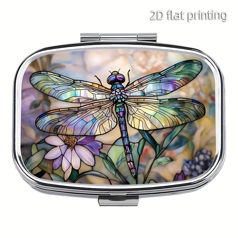 1pc Pill Box, 2-compartment Pill Box, Portable Medicine Organizer For Travel & Daily Use