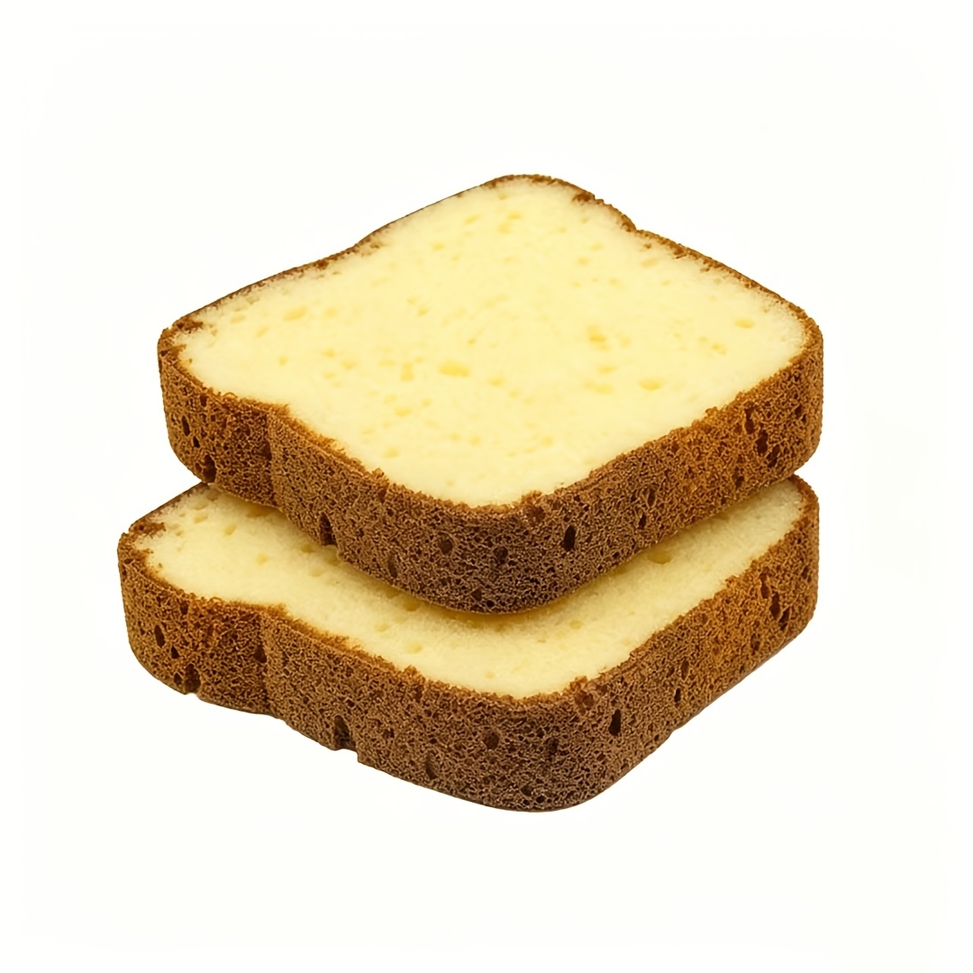 TEMU 2pcs Bread-shaped Cleaning Sponges, Colors, Multi- Scrubbing Pads. Suitable For Household Cleaning, Super Absorbent Kitchen Draining Sponges
