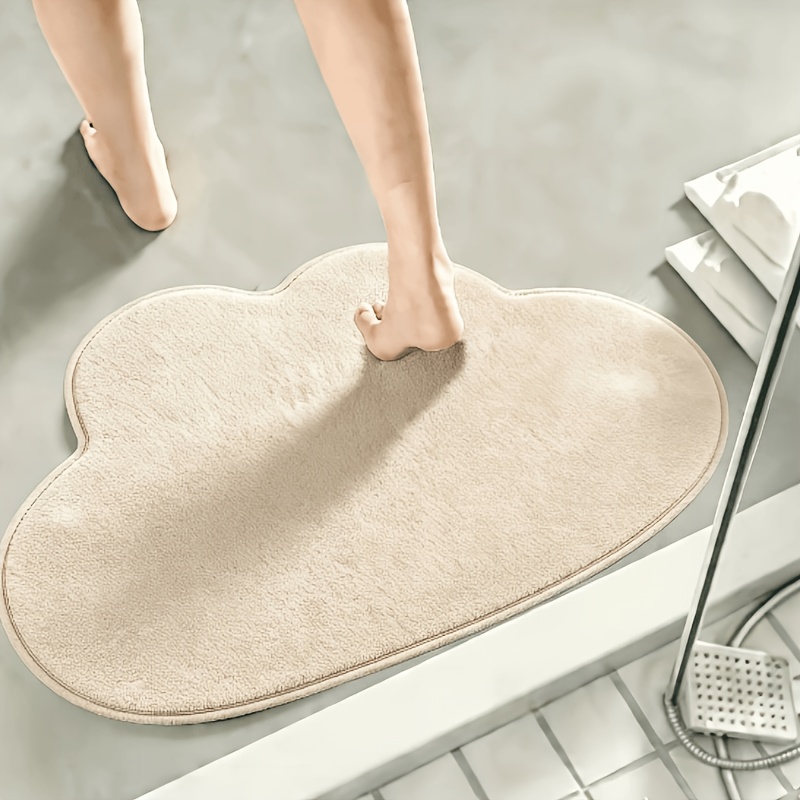 TEMU 1pc Memory Foam Non-slip Bath Mat, Multiple Colors , Non-slip Bath Mat For Bathroom, Shower Room, Bathroom Supplies, Bathtub Mat. Suitable For