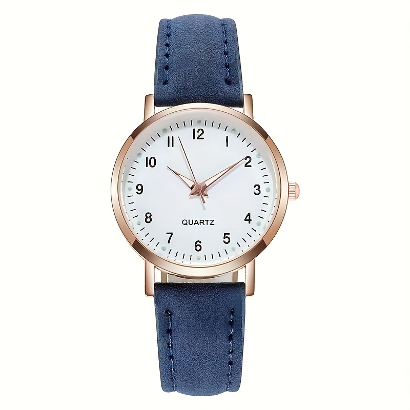 1pc   elegant womens round quartz watch valentines day easter ramadan birthday christmas new year gift for   eid al  