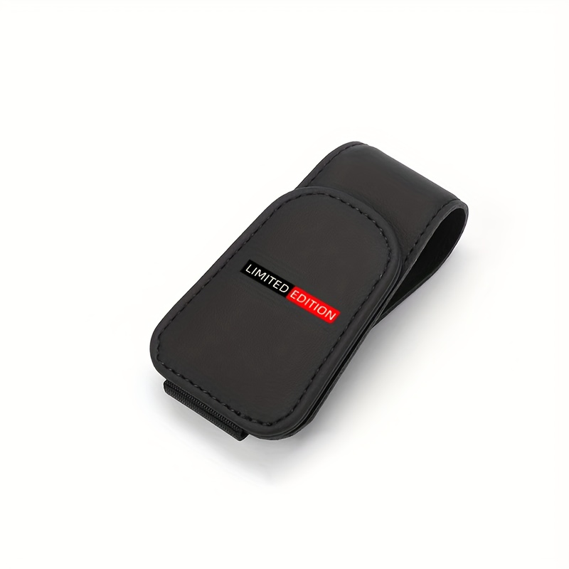 TEMU Portaocchiali da parasole per auto per custodia di occhiali e astuccio per occhiali da auto
