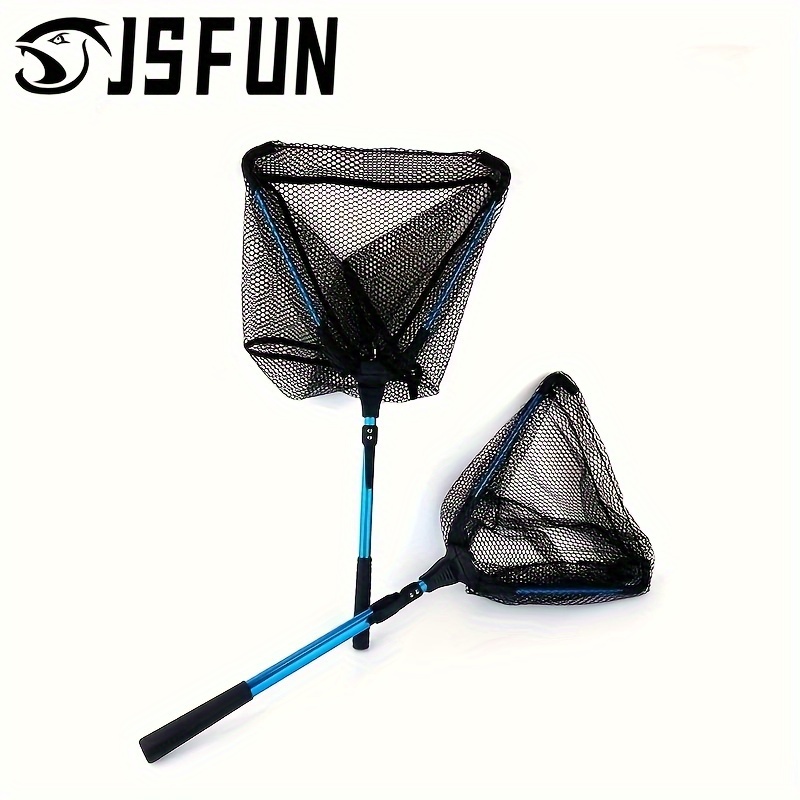 1pc Folding Fishing Net With Non-slip Handle, Portable Landing Net With  Storage Bag For Outdoor Fishing