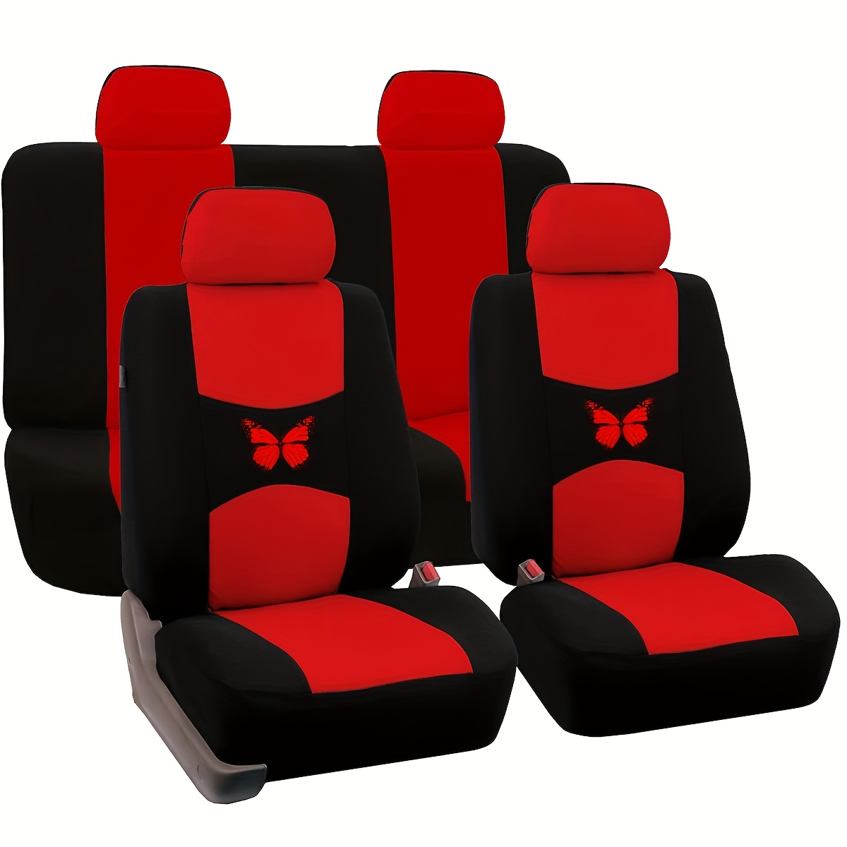 TEMU Car Seat Covers, Soft And Breathable, Suitable For 5-seater, Universal Fit, Design, , Enhancing Car