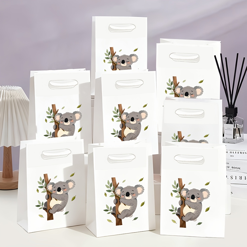 TEMU White Paper Bag With Holes, Adorable - Cute And Fun, A Touch Of Joy, Adds Warmth, And Brightens Life. Durable And Tear-resistant, Suitable For