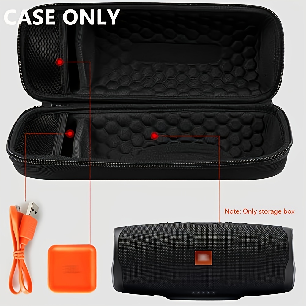 

Comecase Hard Travel Case For Charge 4/ Charge 5 Waterproof Speaker. Carrying Storage Bag Fits Charger And Usb Cable (case Only)