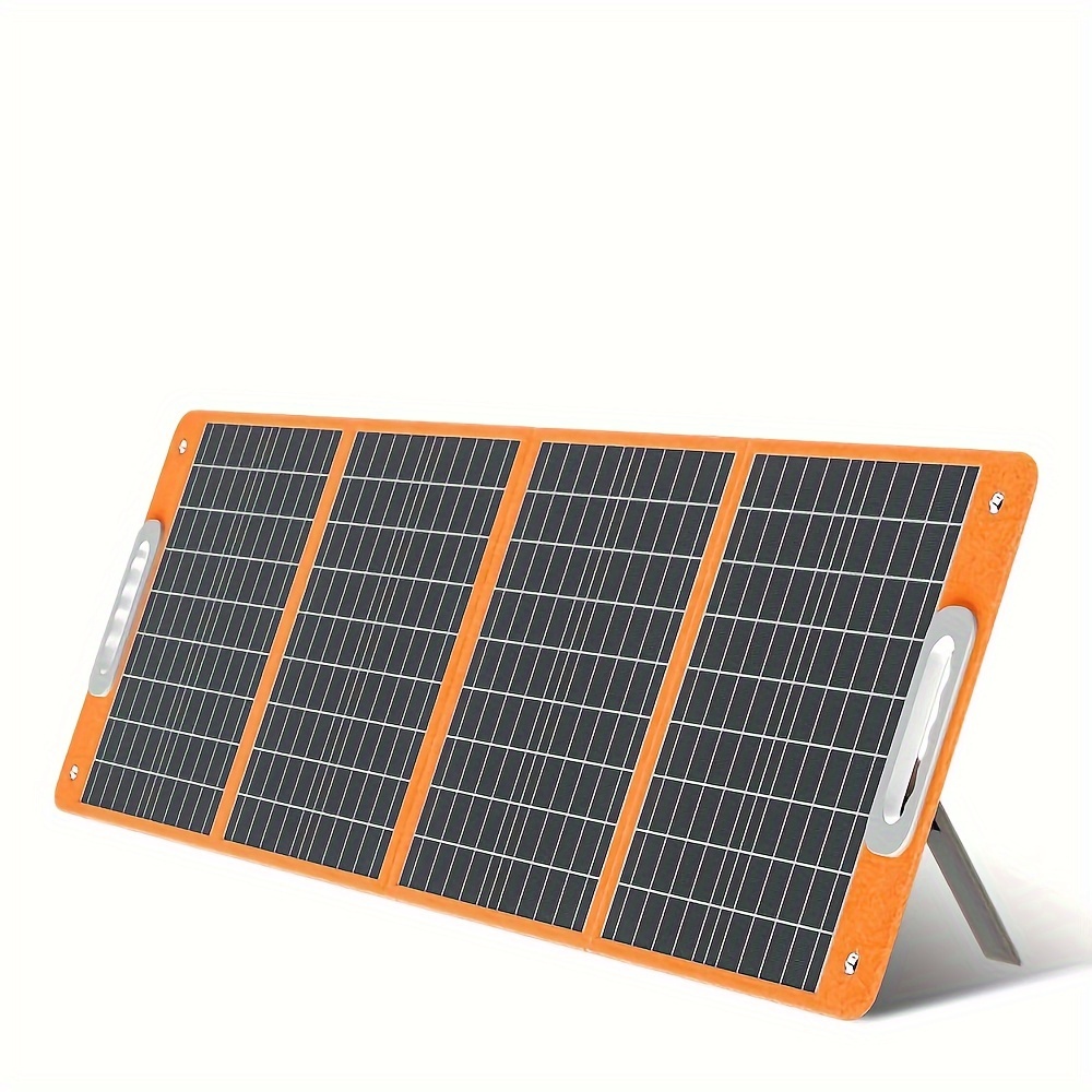 

18v/100w Foldable Solar Panel, Portable Solar Charger, Pd Type-c/qc3.0, Monocrystalline Solar Panels Photovoltaic Complete System Tablet Summer Camping Fishing