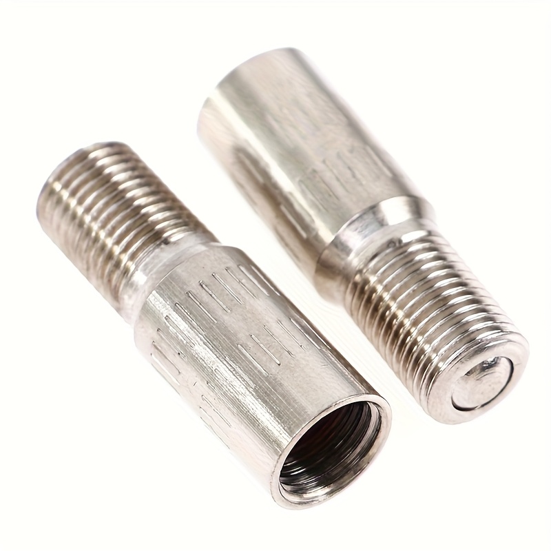Metal Extension Cap 25mm, 2pcs Per Set, Scooter Accessory Tire Valve Stem Extension For Replacing Valve Caps