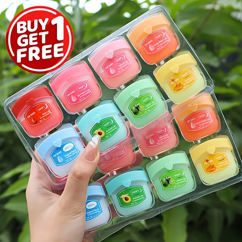 TEMU Set Of 16 Hydrating Lip Balm Sets, Hydrating And Moisturizing, Staying Hydrated All Day, Suitable For Dry Lips, Long-lasting Results, Day Gift