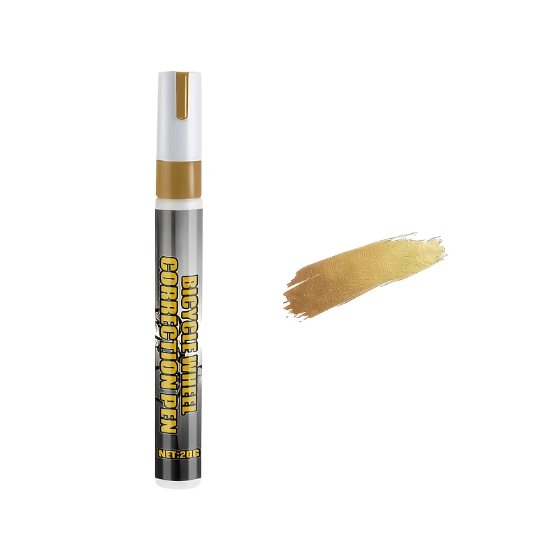 TEMU Tire Maintenance Marker Pen, Water-resistant And Quick-drying, Stylish Rubber Surface Writing Marker Pen, A Product For Graffiti Art. Precision
