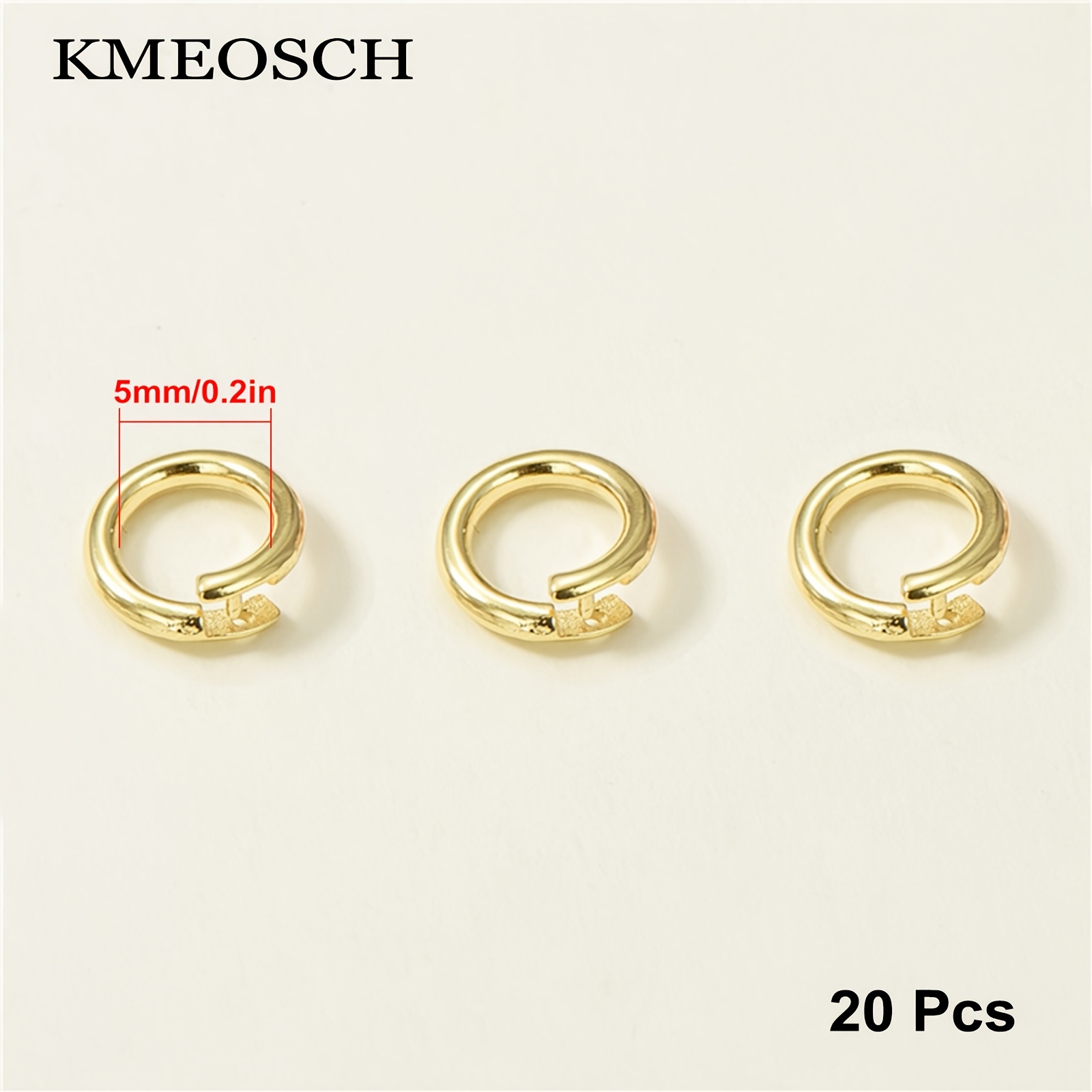 TEMU Anneaux de Jonction pour la Fabrication de Bijoux, Anneaux pour Porte-clés et , Composants de Création de Bijoux