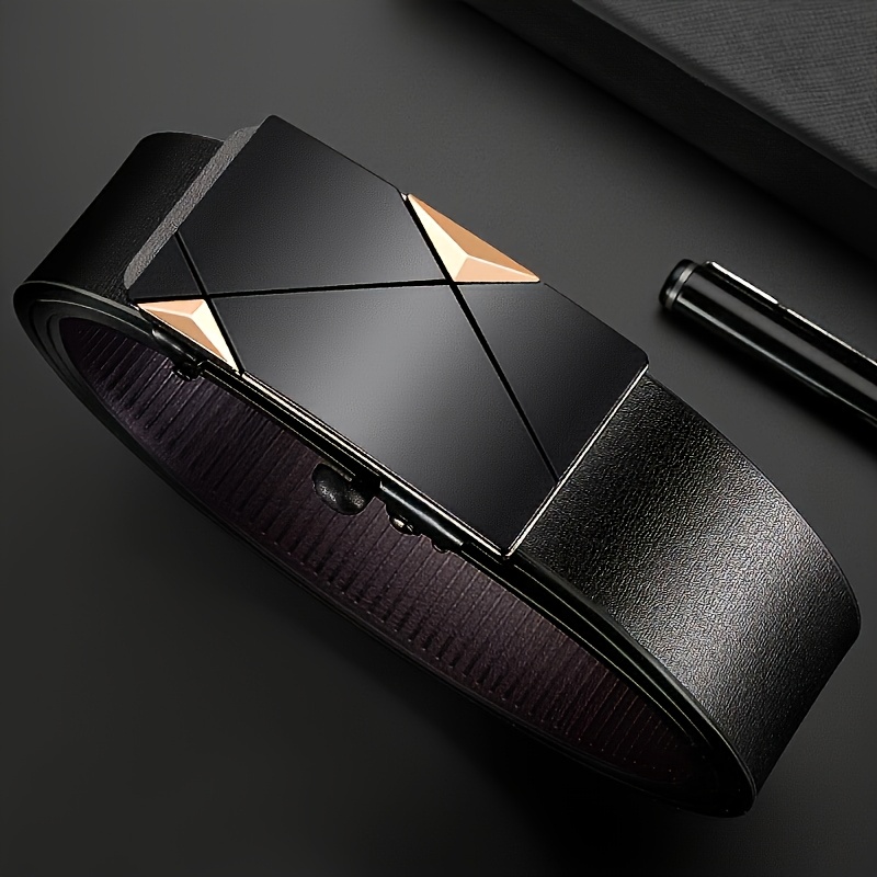 TEMU Men's Alloy Belts, Popular Business Belts, Fashionable Jeans Belts, , Casual, Ideal For Husband Or Boyfriend