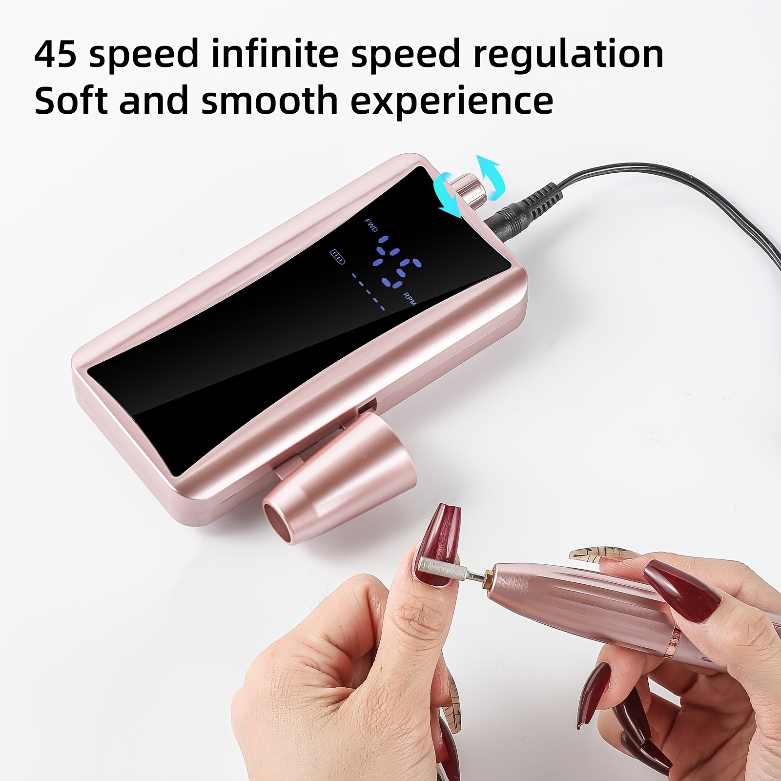 New Portable Nail Drill, Rechargeable USB