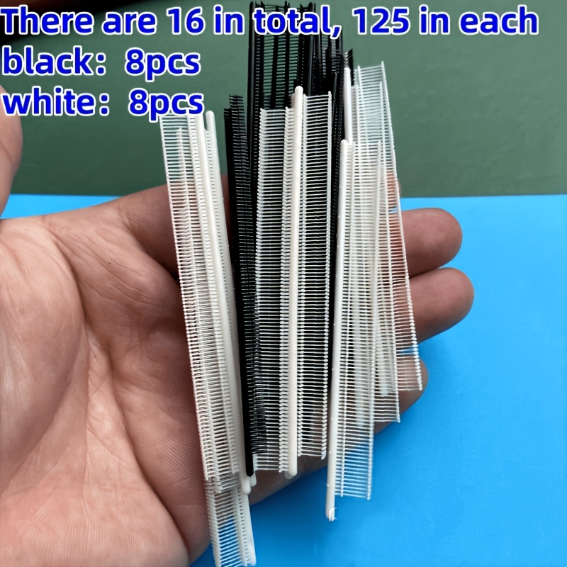 ( Glue Nails, 16pcs Total, 125pcs Each) Mini Glue Nails, Clothing Label Barbed Additions, Stitched Bed Sheet Glue Pins, Jewelry Packaging Glue Nails, Small Pack Hang Tag Gun Glue Pins, Mini Fasteners