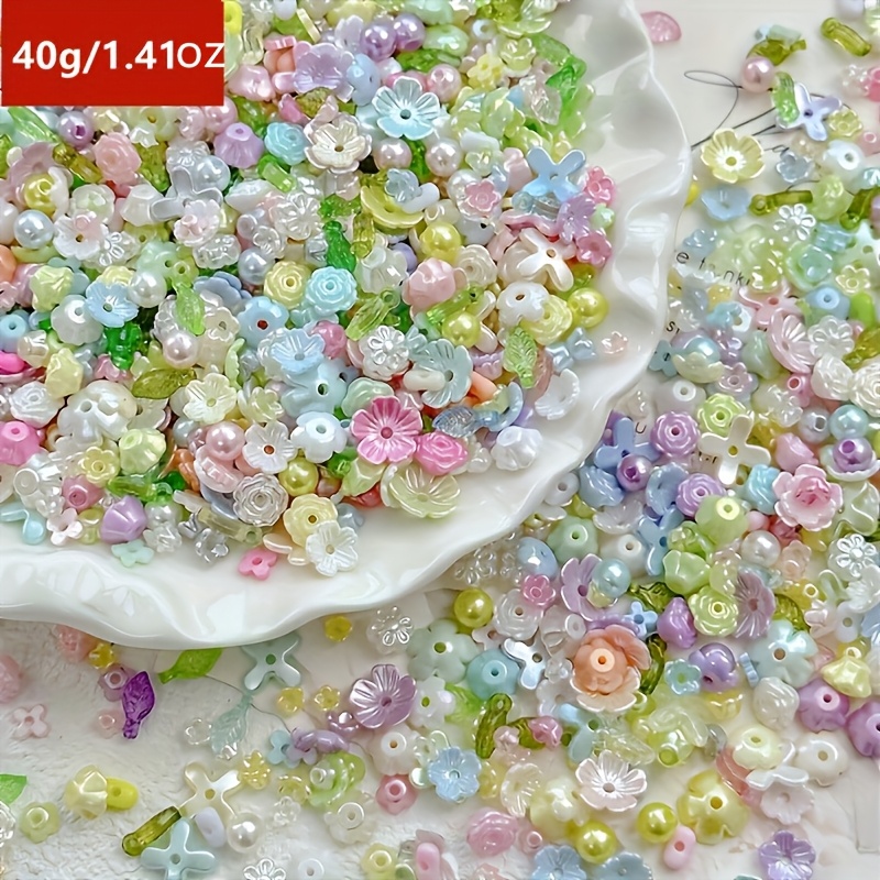 40g Acrylic Mixed Petals for DIY Jewellery Making